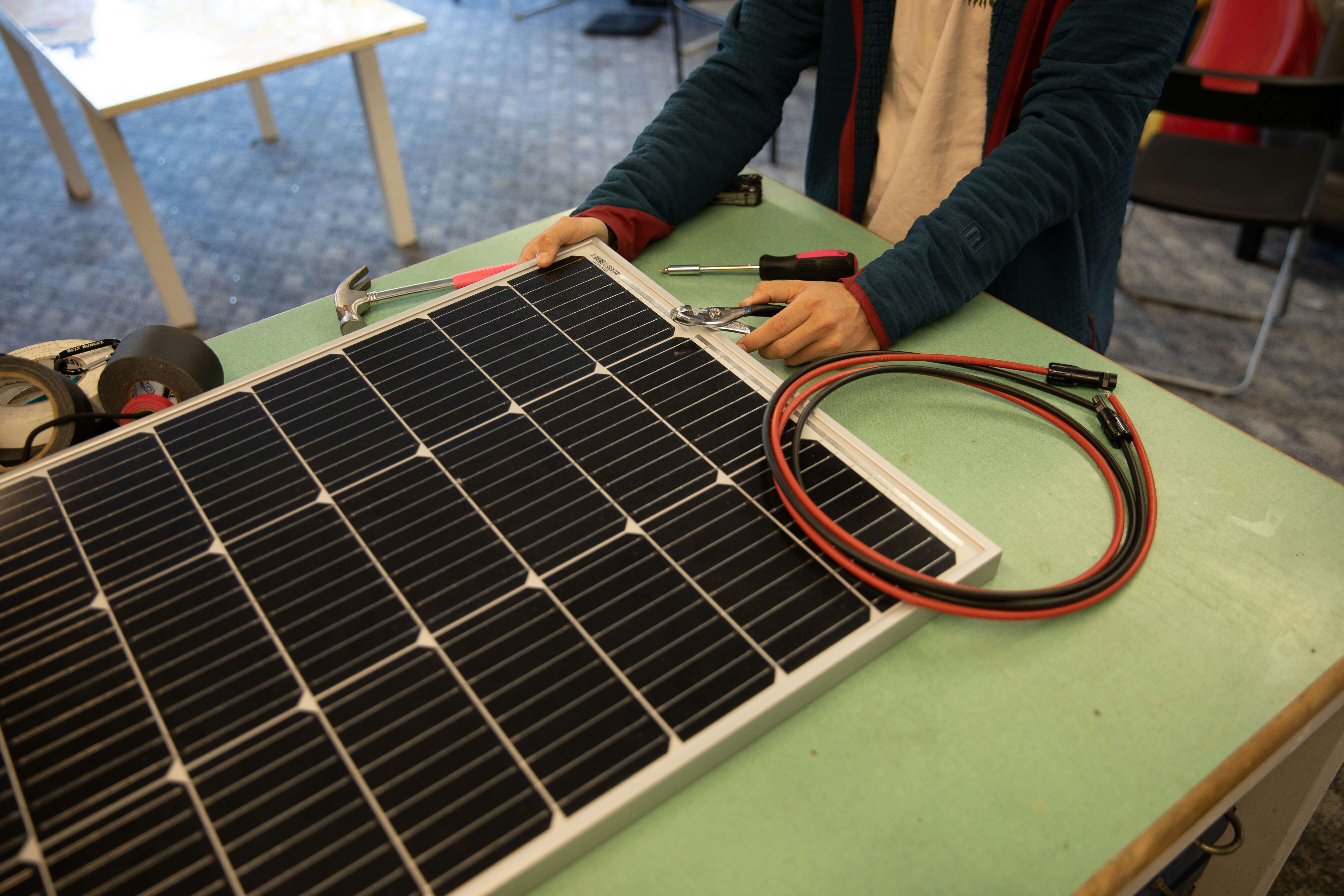 Damage to Wiring - problem with solar panels in Suffolk